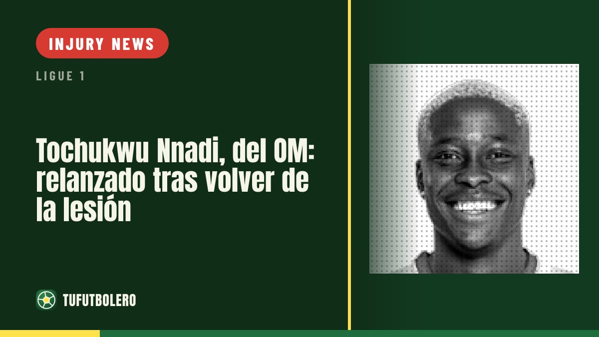 Tochukwu Nnadi, at Marseille: back on track after injury