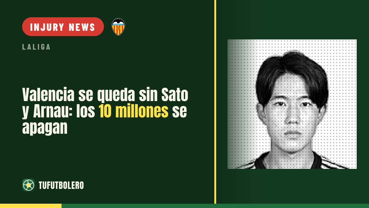 Valencia loses Sato and Arnau from rotation: the €10m fades