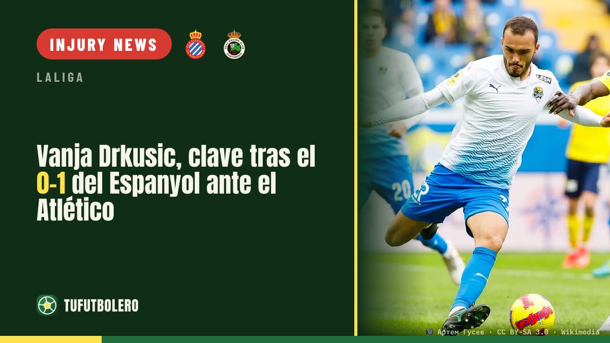 Vanja Drkusic says he’s back as Espanyol fall 0-1 to Atlético