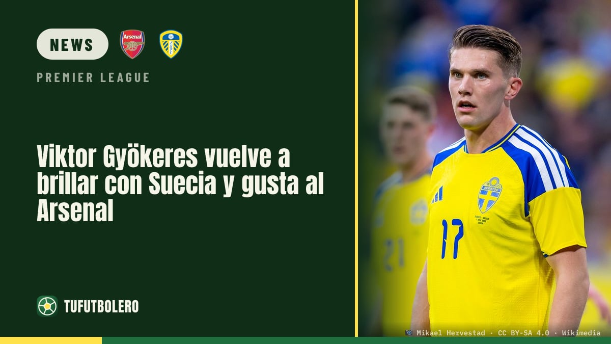 Viktor Gyökeres hits top form with Sweden and has Arsenal excited