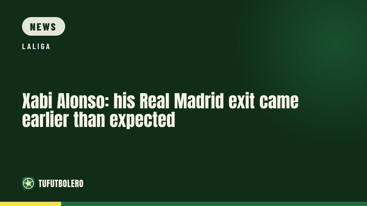 Xabi Alonso: his Real Madrid exit came earlier than expected