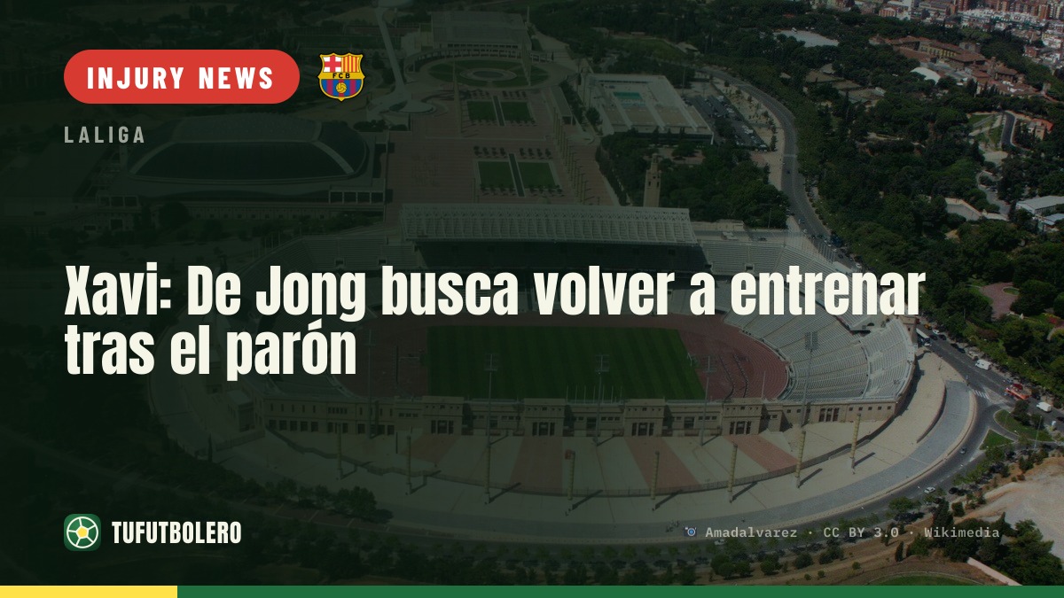 Xavi: De Jong aims to return to training after break