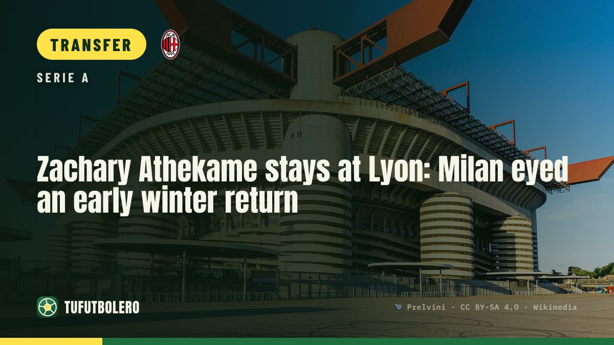 Zachary Athekame stays at Lyon: Milan eyed an early winter return