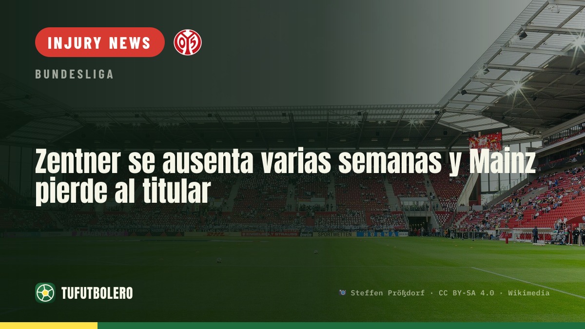 Zentner set to miss weeks as Mainz lose their No.1