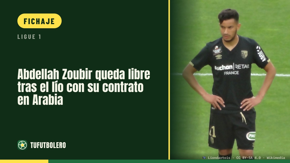 Abdellah Zoubir queda libre tras el lío con su contrato en Arabia