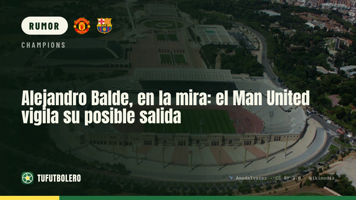 Alejandro Balde, en la mira: el Man United vigila su posible salida