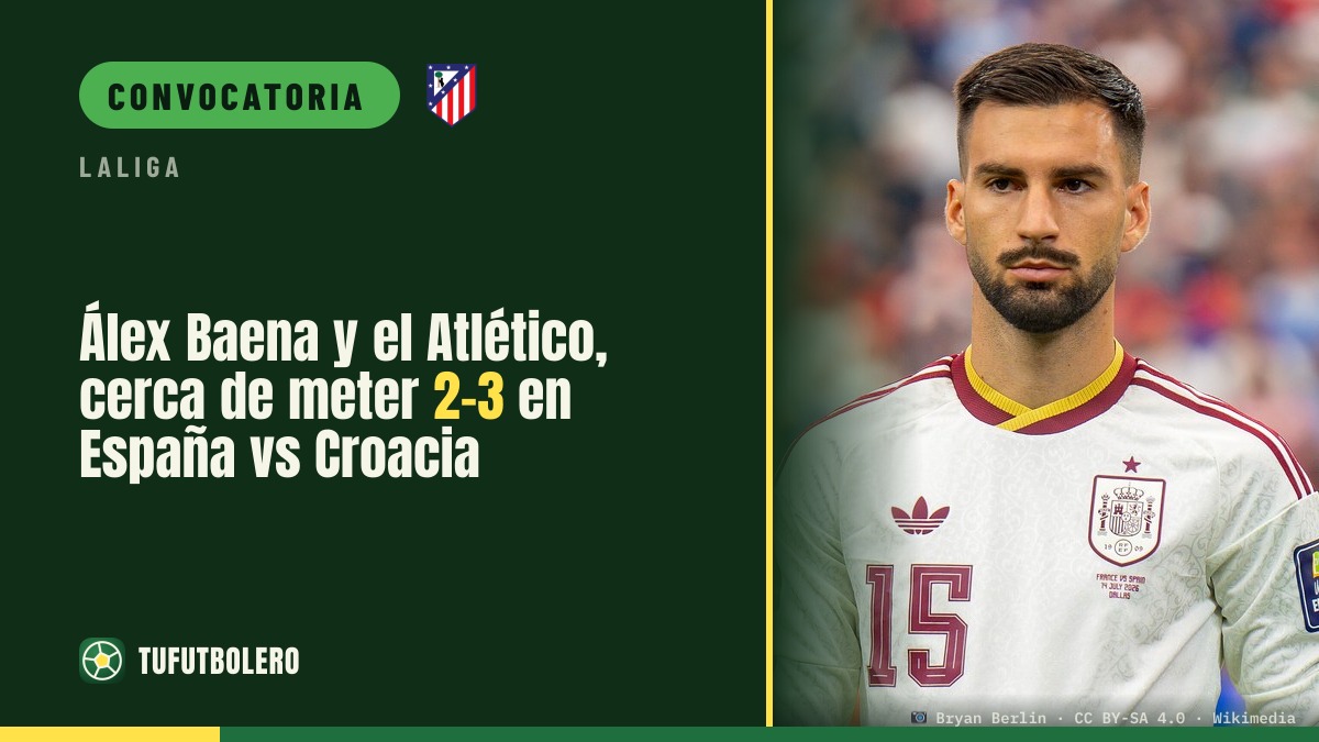 Álex Baena y el Atlético, cerca de meter 2-3 en España vs Croacia
