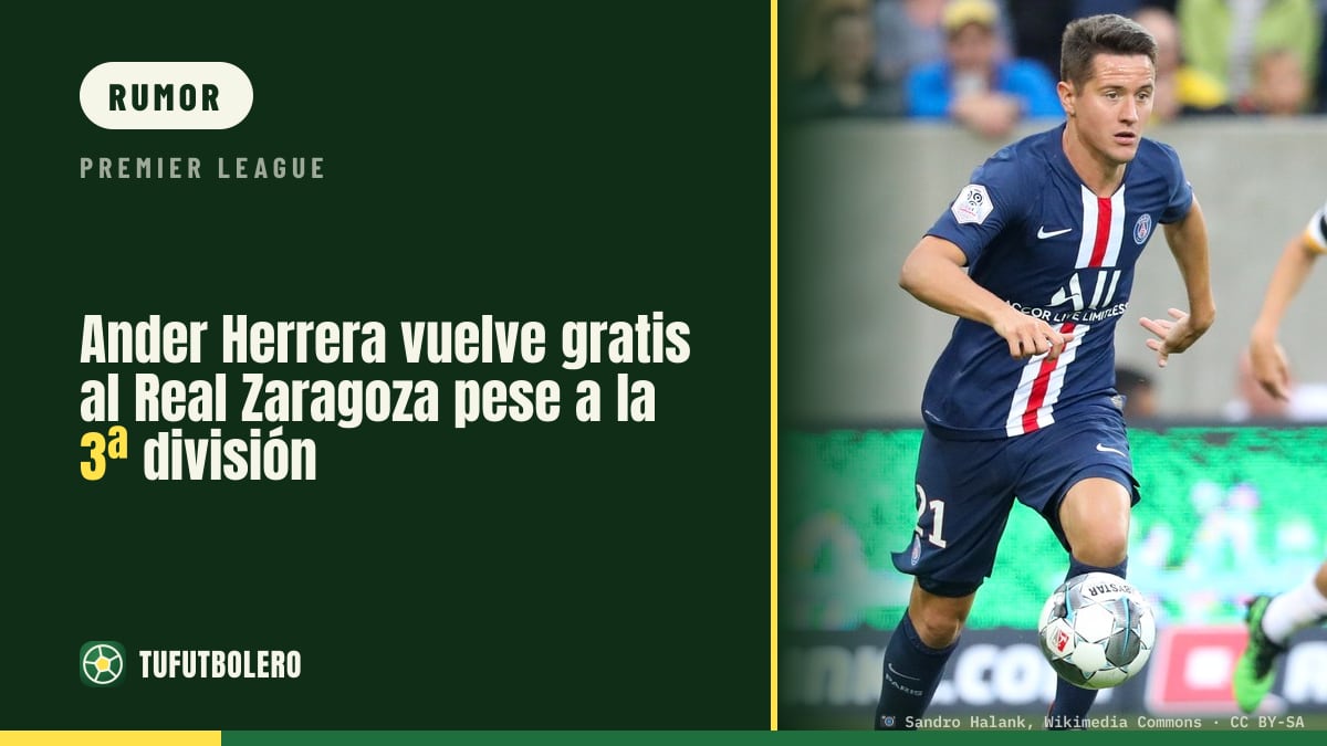 Ander Herrera vuelve gratis al Real Zaragoza pese a la 3ª división