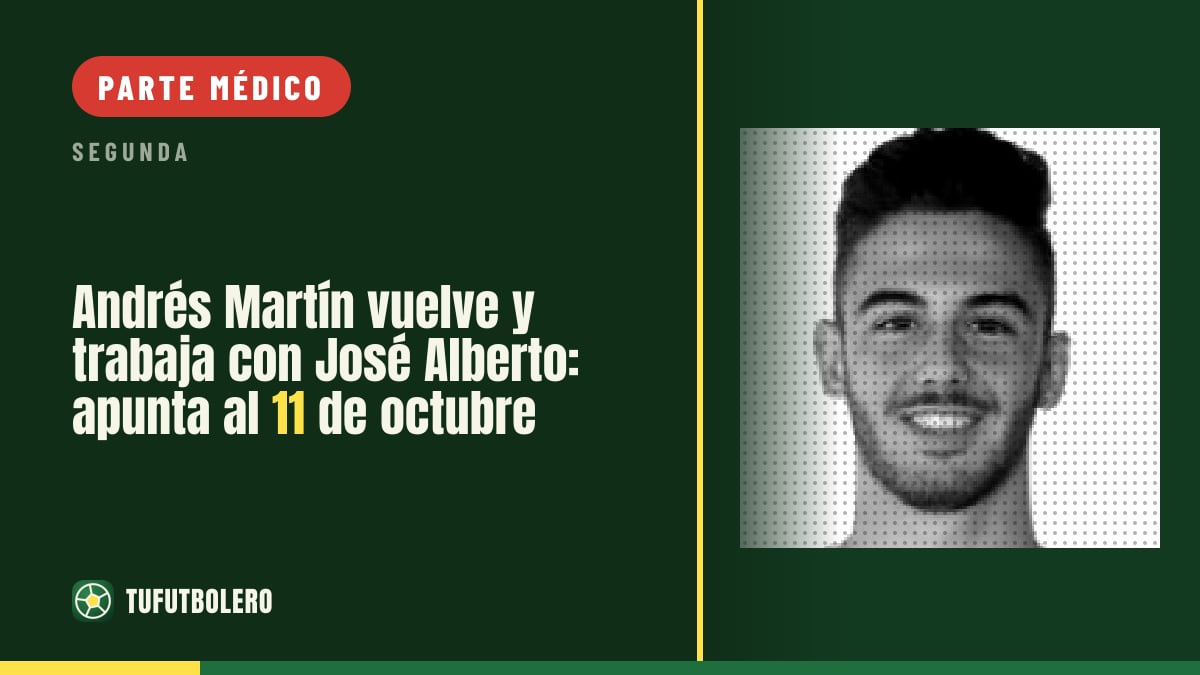 Andrés Martín vuelve y trabaja con José Alberto: apunta al 11 de octubre
