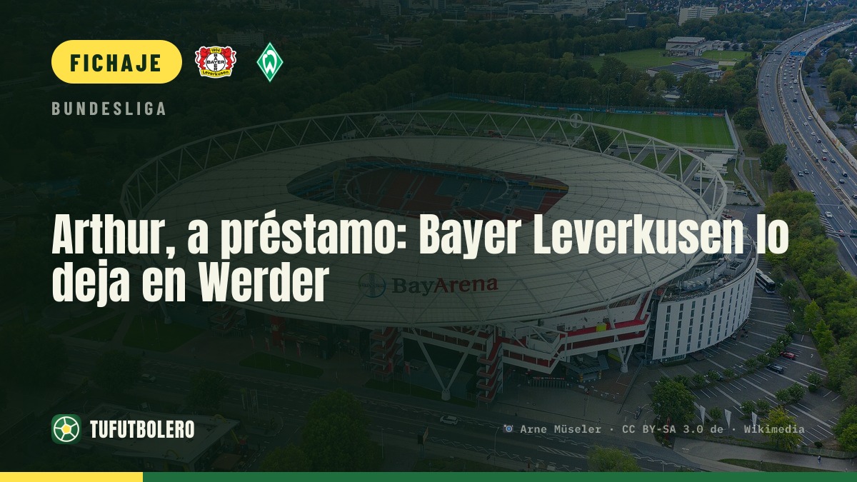 Arthur, a préstamo: Bayer Leverkusen lo deja en Werder