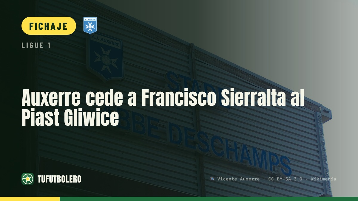Auxerre cede a Francisco Sierralta al Piast Gliwice