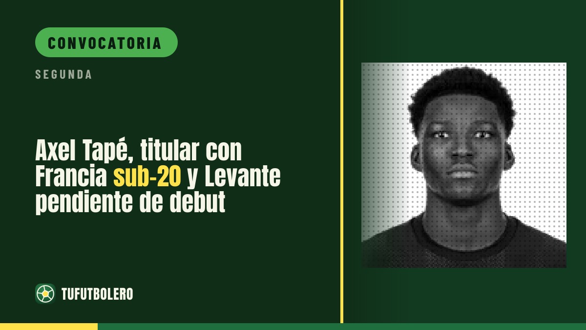 Axel Tapé, titular con Francia sub-20 y Levante pendiente de debut