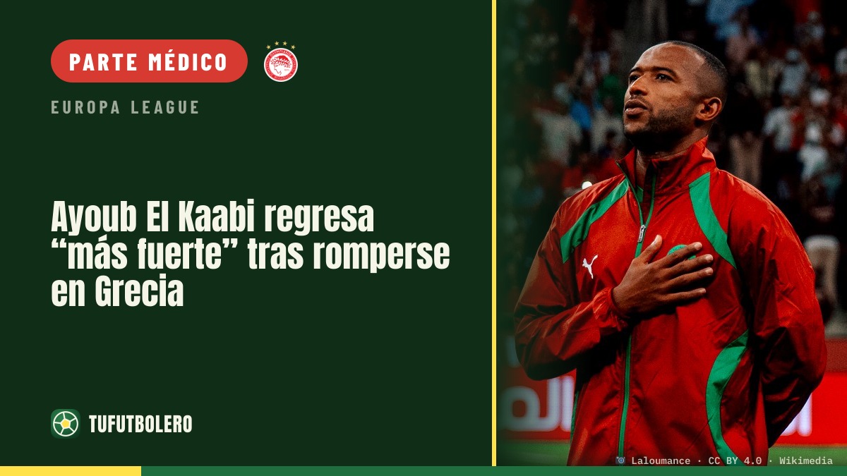 Ayoub El Kaabi regresa “más fuerte” tras romperse en Grecia