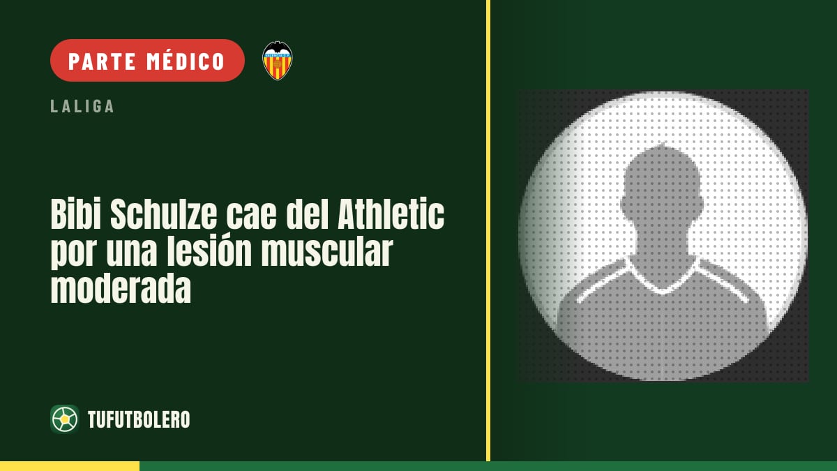 Bibi Schulze cae del Athletic por una lesión muscular moderada