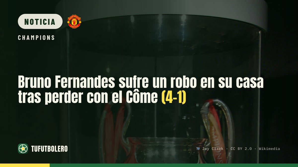 Bruno Fernandes sufre un robo en su casa tras perder con el Côme (4-1)