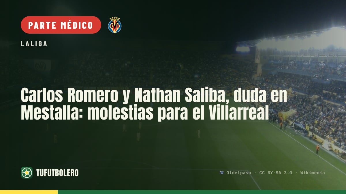 Carlos Romero y Nathan Saliba, duda en Mestalla: molestias para el Villarreal