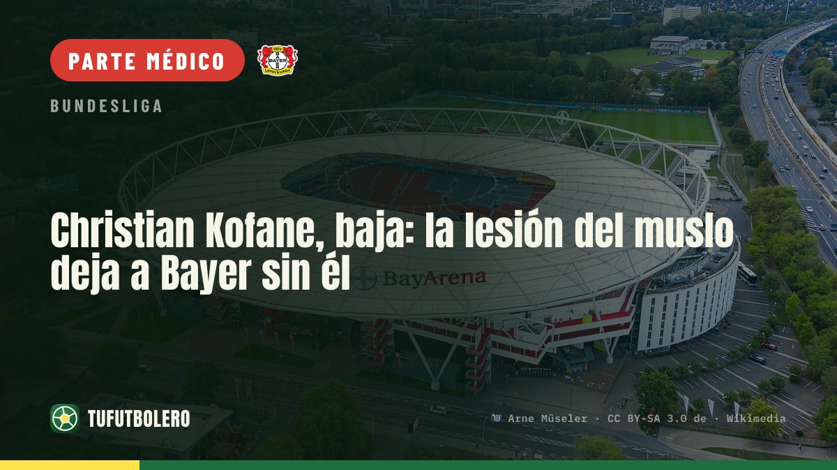 Christian Kofane, baja: la lesión del muslo deja a Bayer sin él