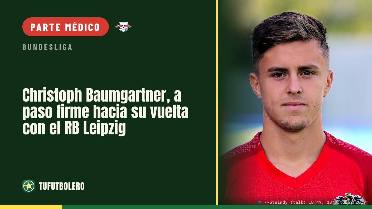 Christoph Baumgartner, a paso firme hacia su vuelta con el RB Leipzig