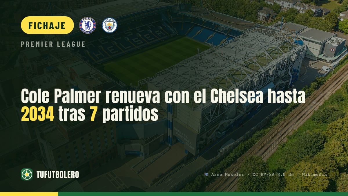Cole Palmer renueva con el Chelsea hasta 2034 tras 7 partidos