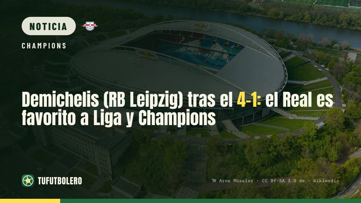 Demichelis (RB Leipzig) tras el 4-1: el Real es favorito a Liga y Champions