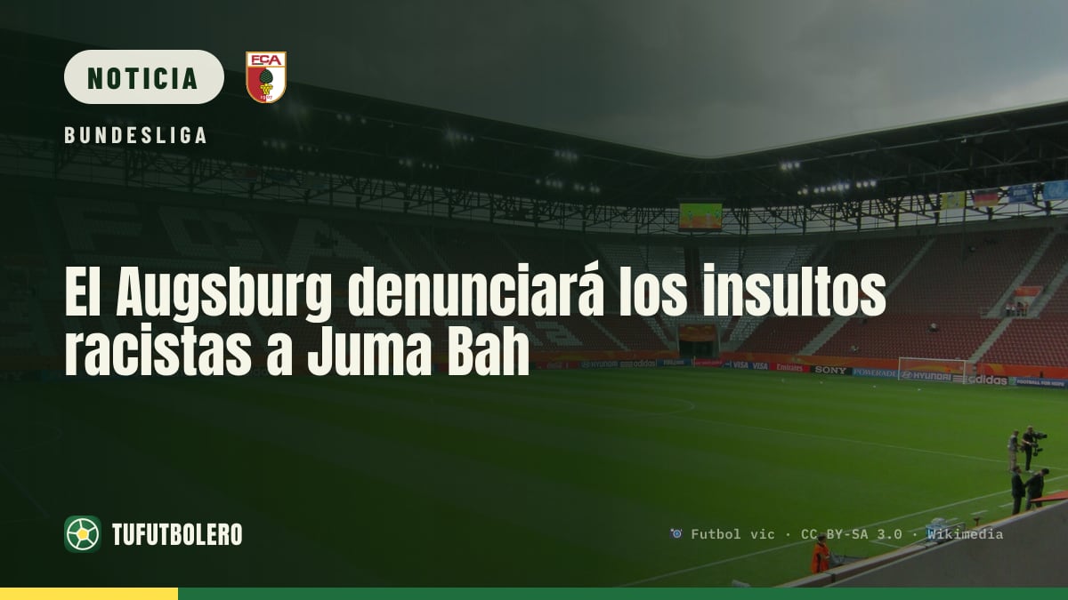 El Augsburg denunciará los insultos racistas a Juma Bah