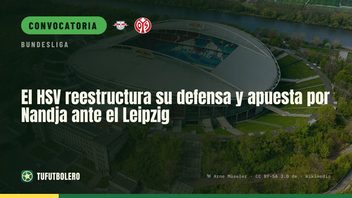 El HSV reestructura su defensa y apuesta por Nandja ante el Leipzig