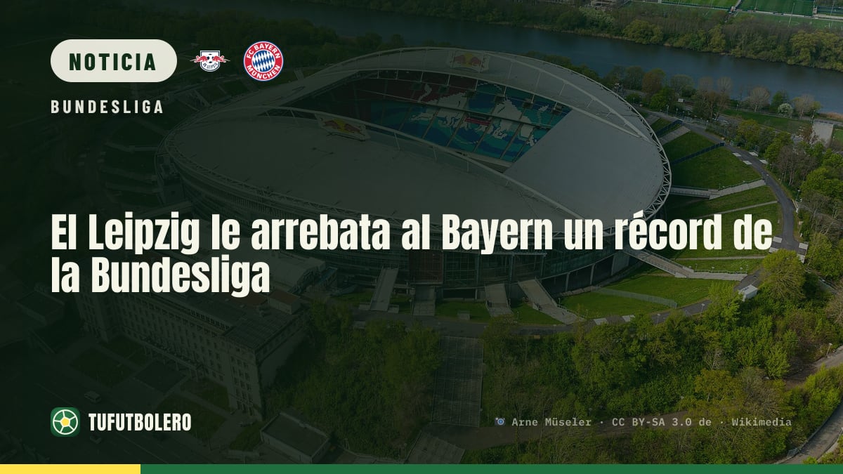 El Leipzig le arrebata al Bayern un récord de la Bundesliga