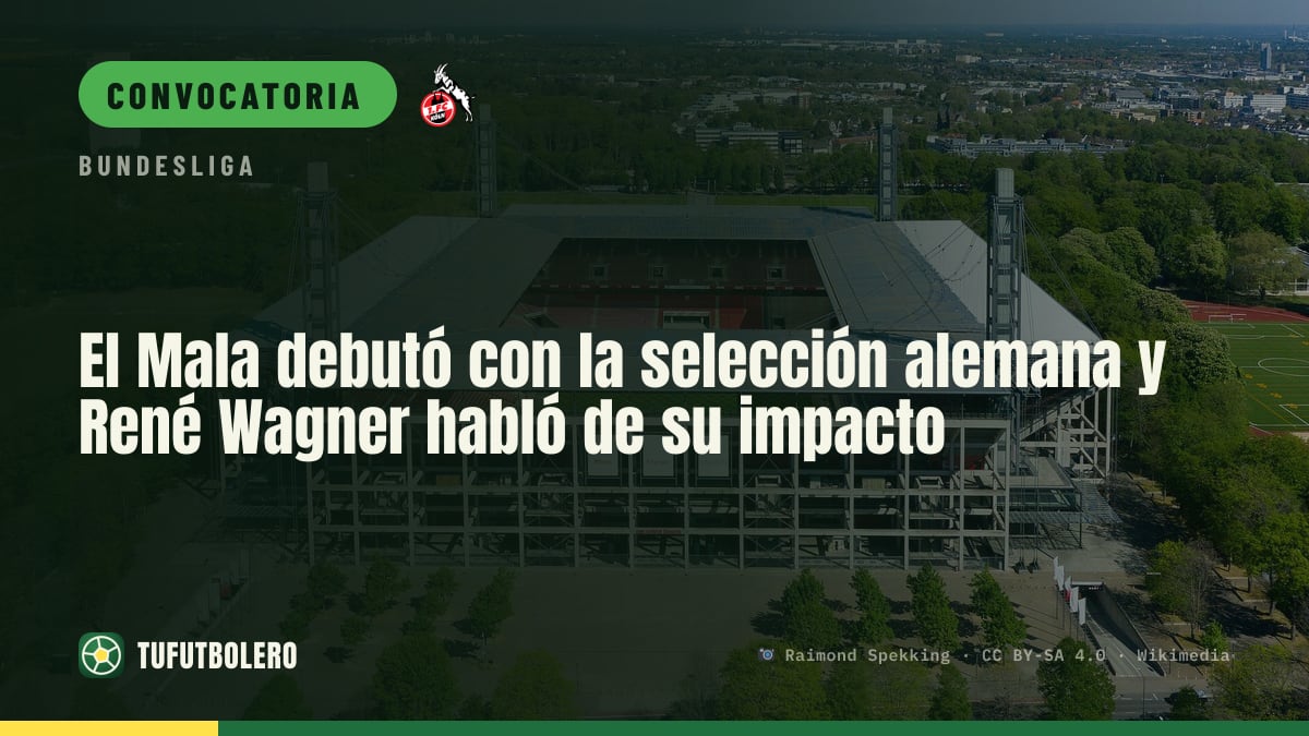 El Mala debutó con la selección alemana y René Wagner habló de su impacto