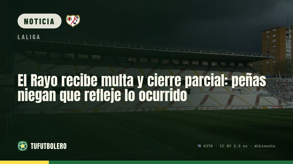 El Rayo recibe multa y cierre parcial: peñas niegan que refleje lo ocurrido