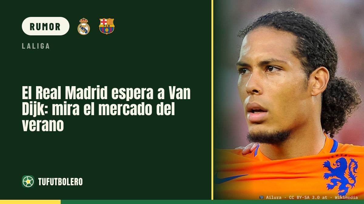 El Real Madrid espera a Van Dijk: mira el mercado del verano