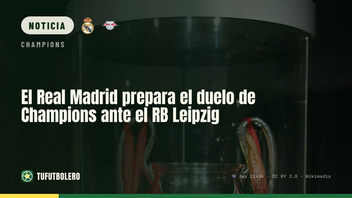 El Real Madrid prepara el duelo de Champions ante el RB Leipzig