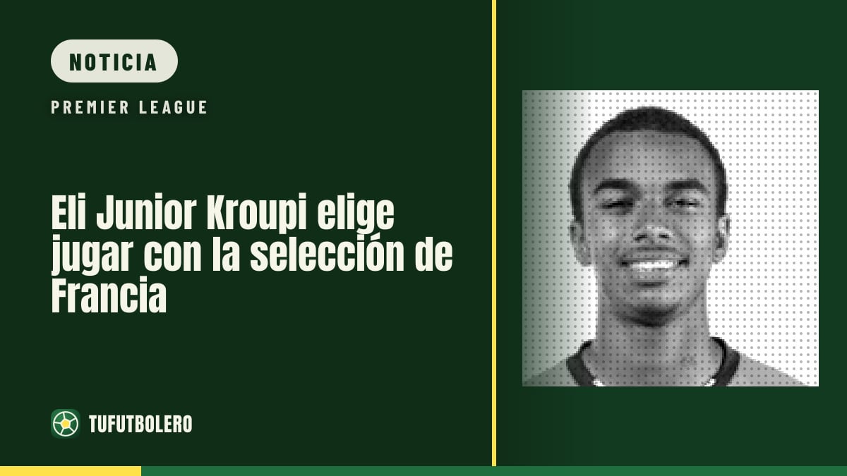 Eli Junior Kroupi elige jugar con la selección de Francia