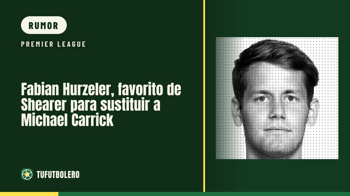 Fabian Hurzeler, favorito de Shearer para sustituir a Michael Carrick