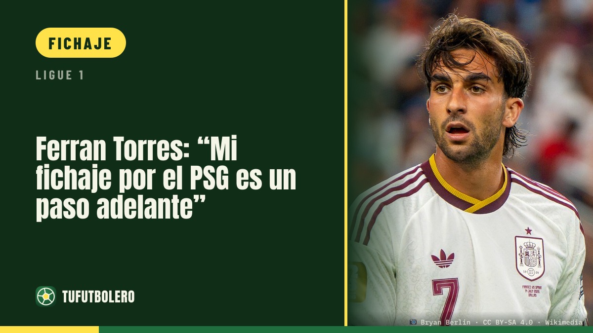 Ferran Torres: “Mi fichaje por el PSG es un paso adelante”