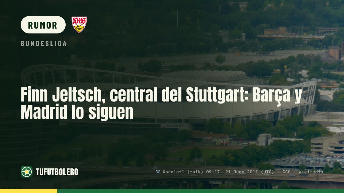 Finn Jeltsch, central del Stuttgart: Barça y Madrid lo siguen