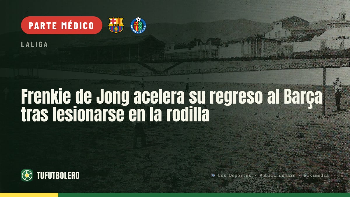 Frenkie de Jong acelera su regreso al Barça tras lesionarse en la rodilla
