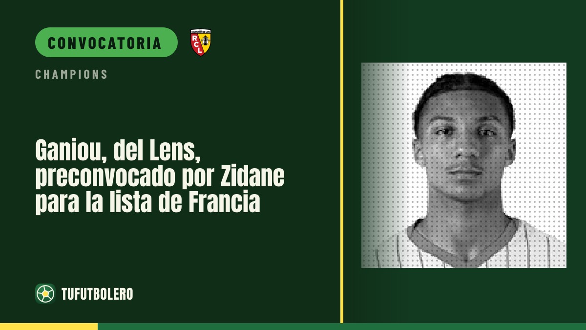 Ganiou, del Lens, preconvocado por Zidane para la lista de Francia
