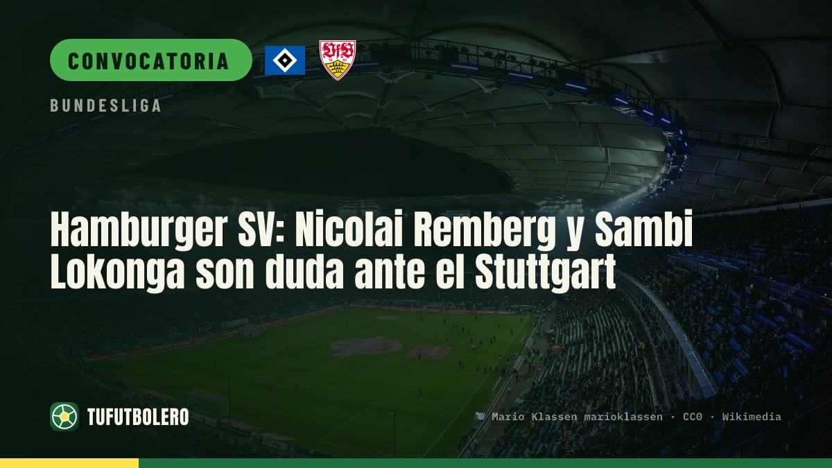 Hamburger SV: Nicolai Remberg y Sambi Lokonga son duda ante el Stuttgart