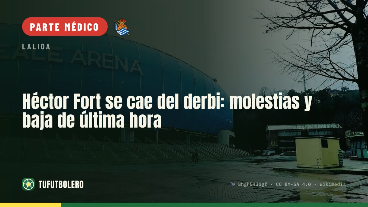 Héctor Fort se cae del derbi: molestias y baja de última hora