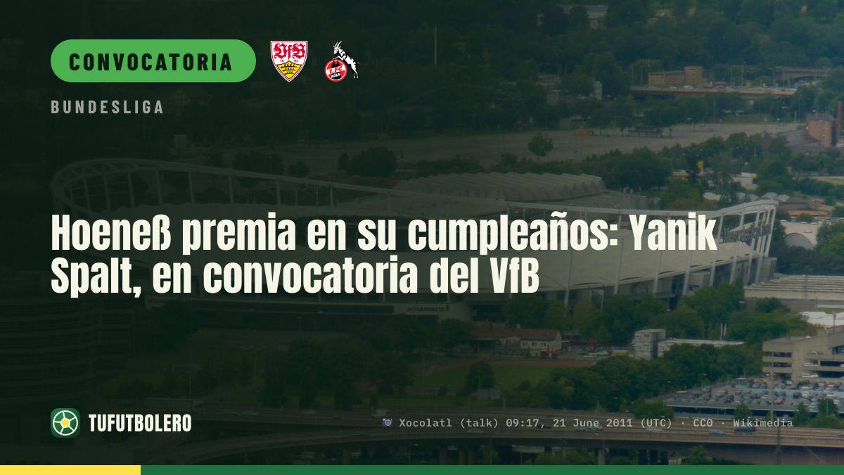 Hoeneß premia en su cumpleaños: Yanik Spalt, en convocatoria del VfB