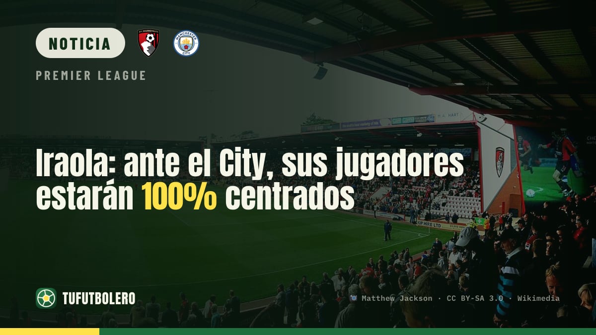 Iraola: ante el City, sus jugadores estarán 100% centrados
