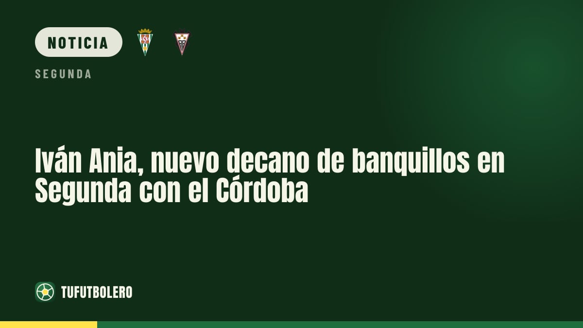 Iván Ania, nuevo decano de banquillos en Segunda con el Córdoba