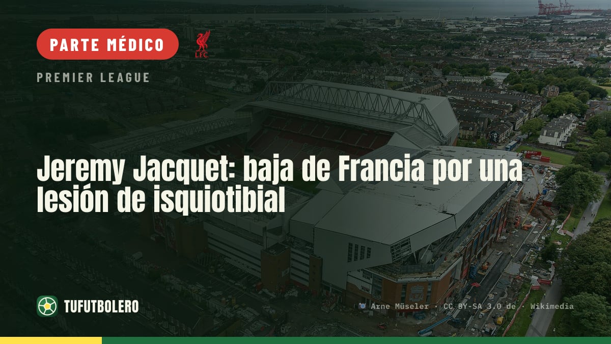 Jeremy Jacquet: baja de Francia por una lesión de isquiotibial