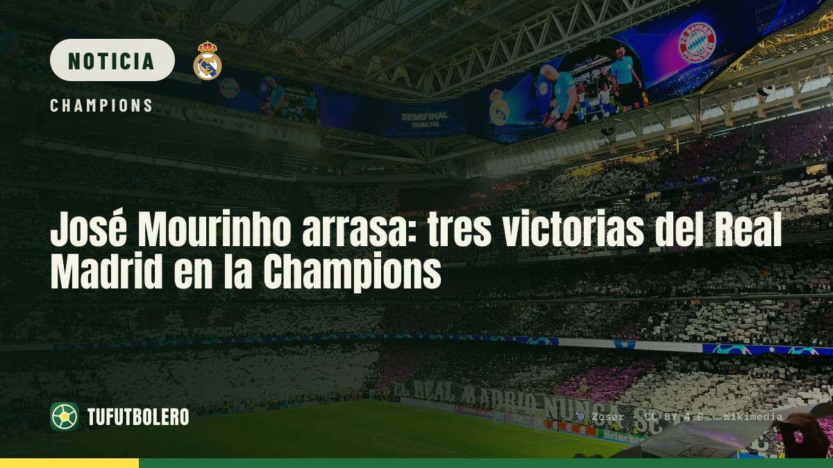 José Mourinho arrasa: tres victorias del Real Madrid en la Champions