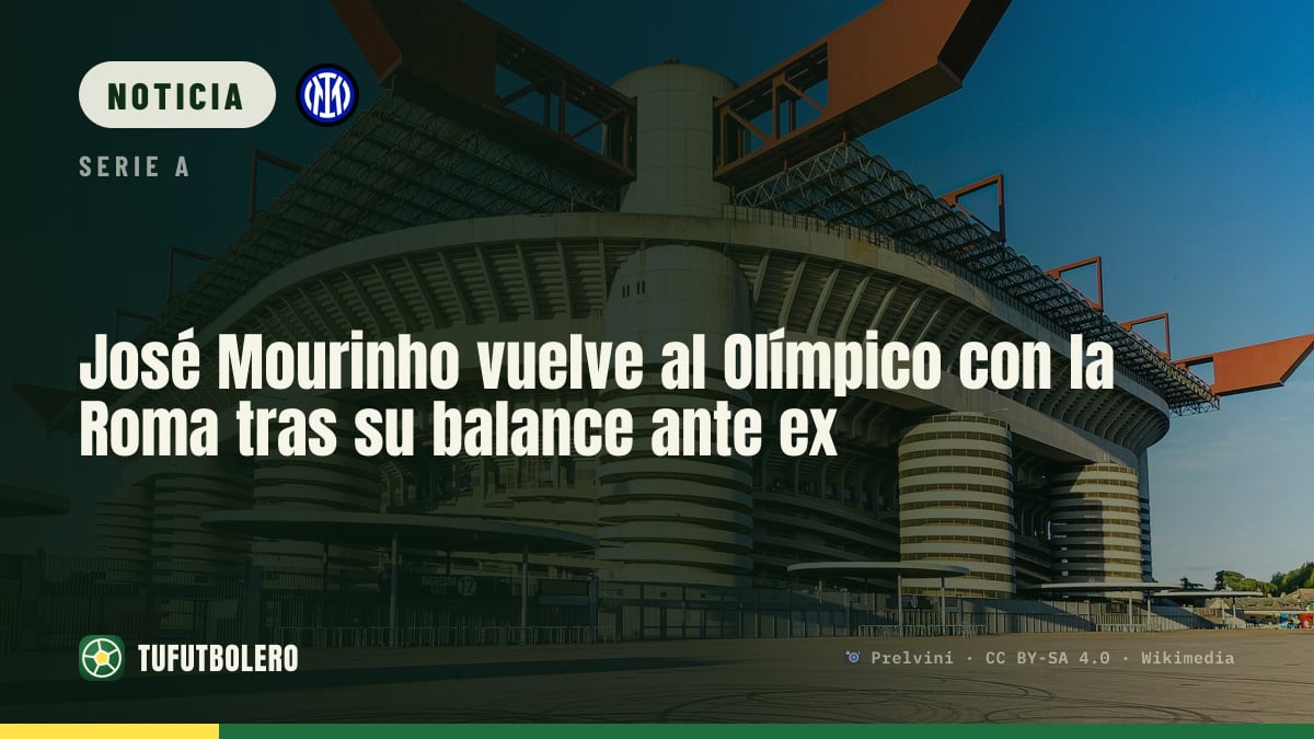 José Mourinho vuelve al Olímpico con la Roma tras su balance ante ex