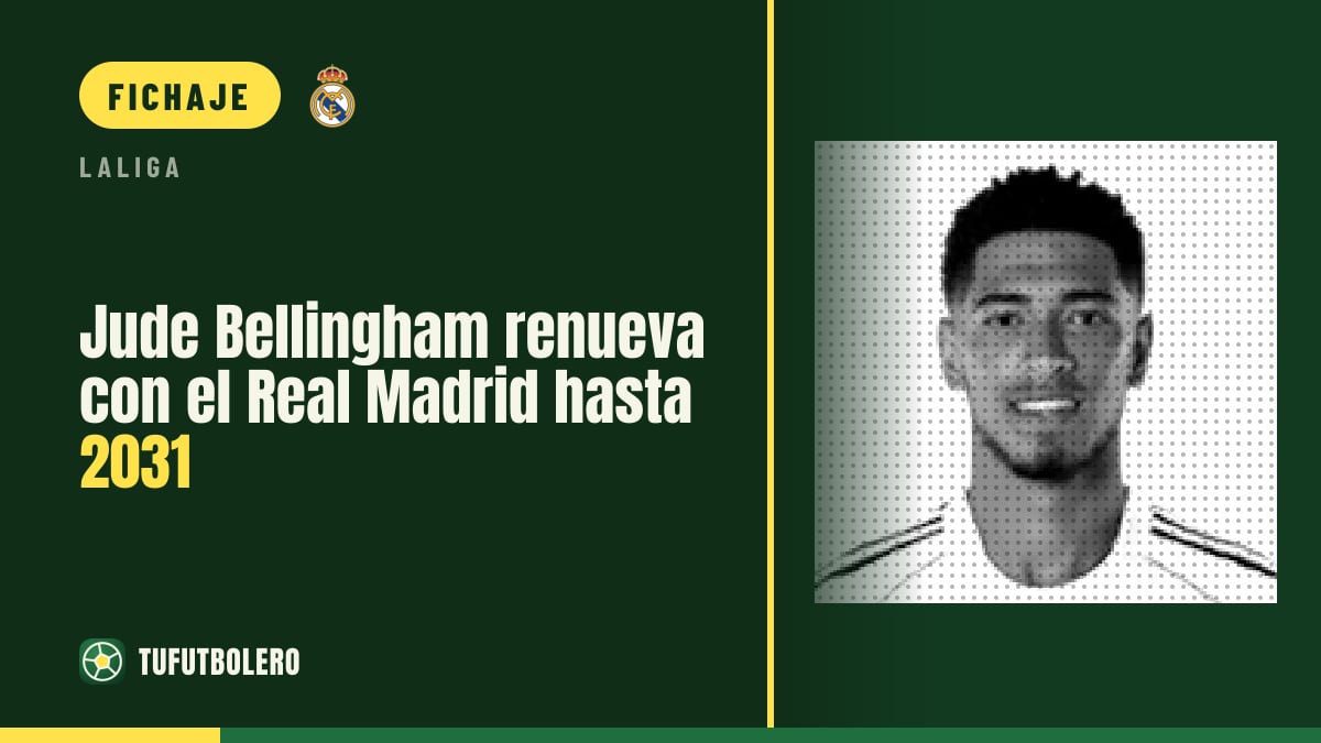 Jude Bellingham renueva con el Real Madrid hasta 2031