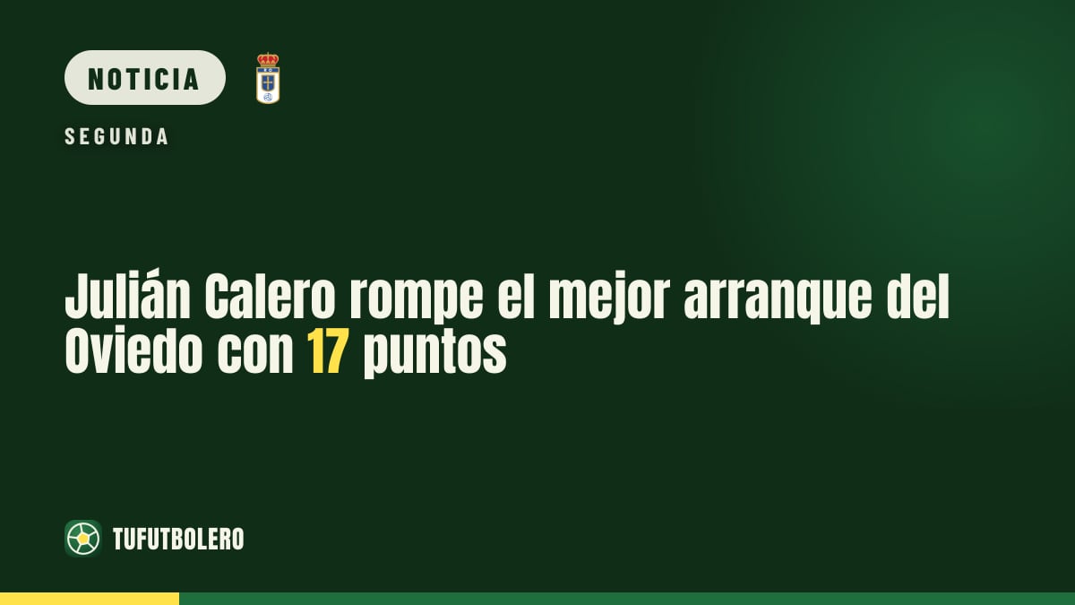 Julián Calero rompe el mejor arranque del Oviedo con 17 puntos