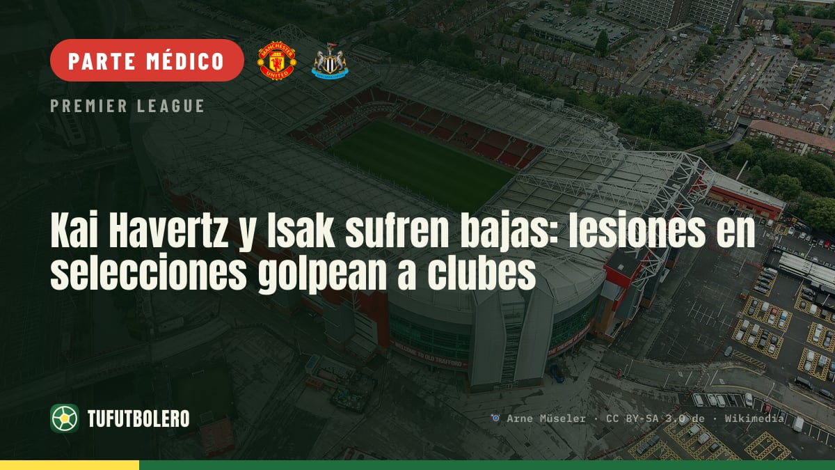 Kai Havertz y Isak sufren bajas: lesiones en selecciones golpean a clubes
