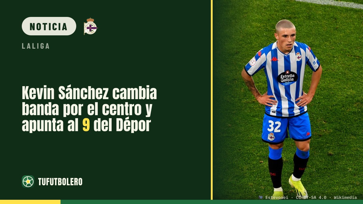 Kevin Sánchez cambia banda por el centro y apunta al 9 del Dépor