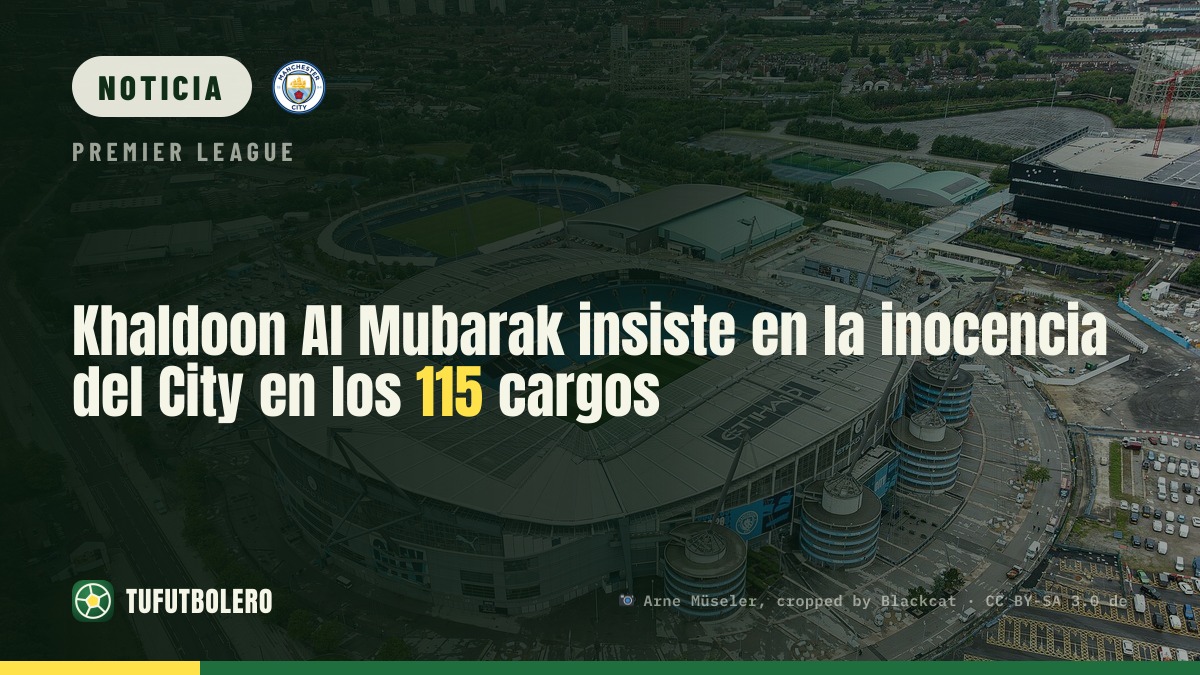 Khaldoon Al Mubarak insiste en la inocencia del City en los 115 cargos